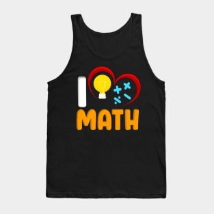 I love Math Tank Top